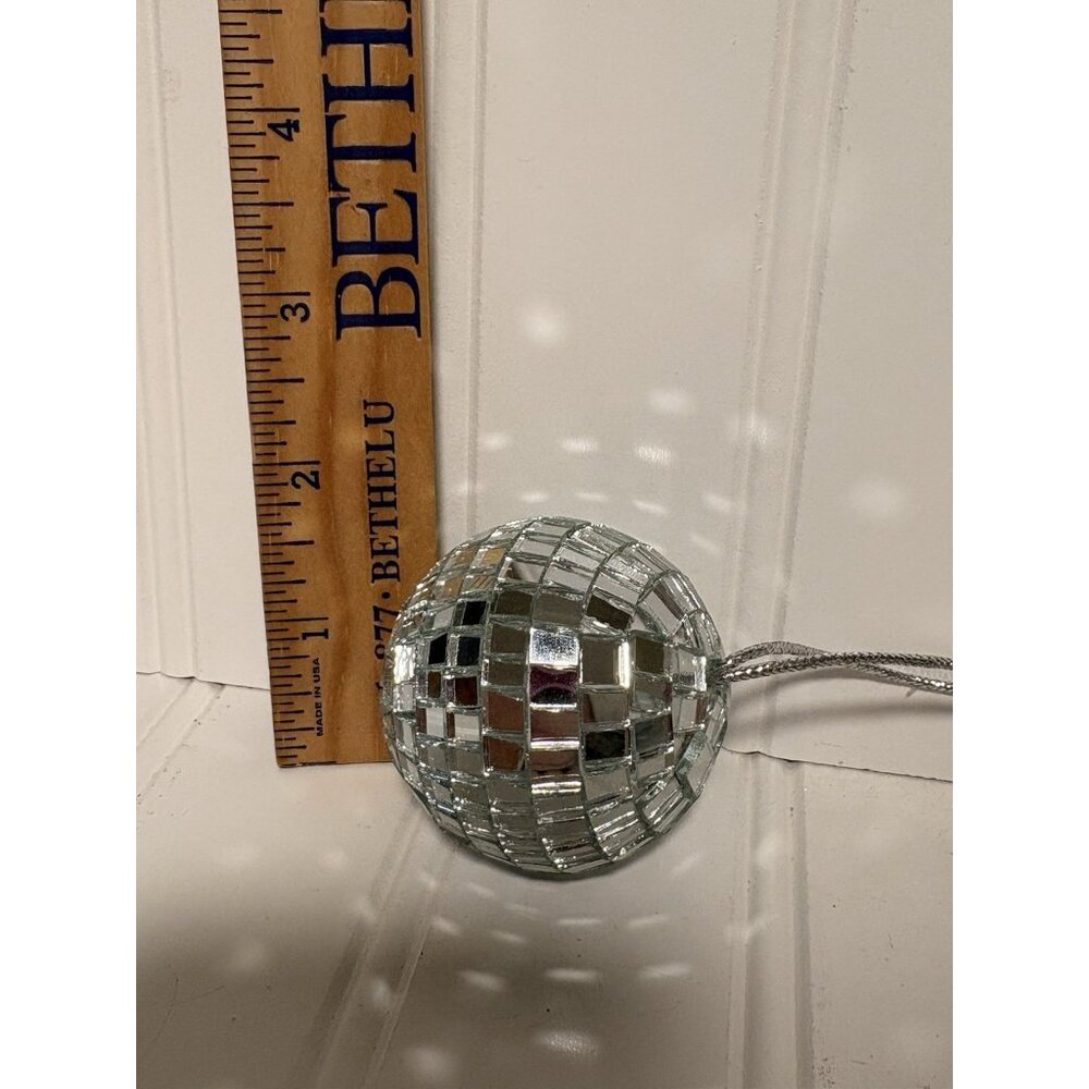 15Pcs Glass Mirror Disco Balls Christmas Tree Ornament Decoration Mix Sizes - Picture 8 of 8